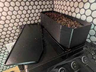 Philips saeco bean tray extender with lid