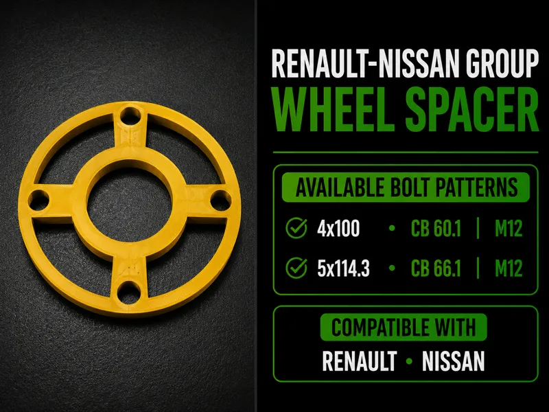 Renault & Nissan Wheel Spacer