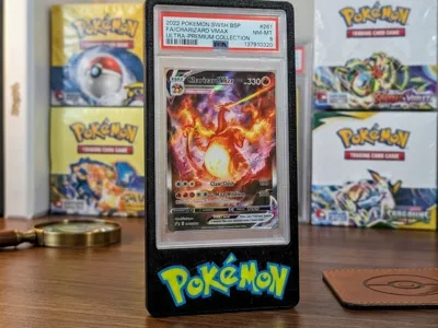 Pokemon Logo PSA Display Stand