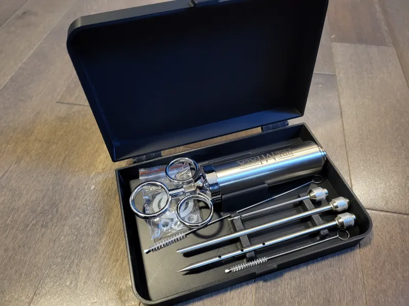 Meat injector case