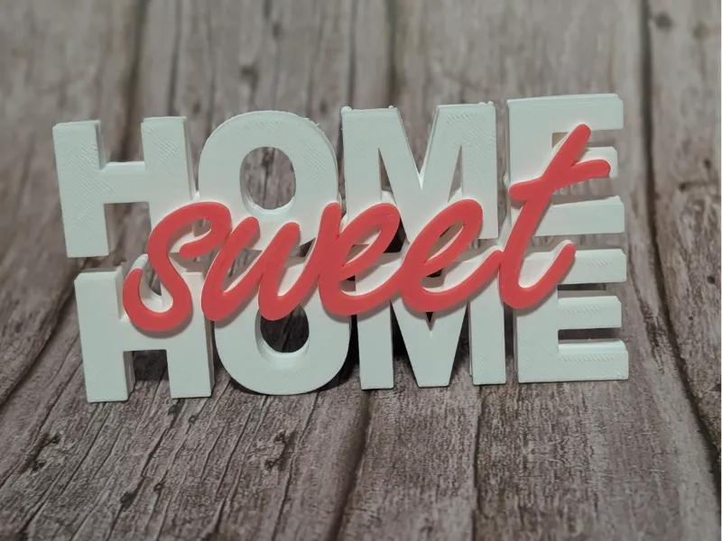 Schriftzug Home sweet Home
