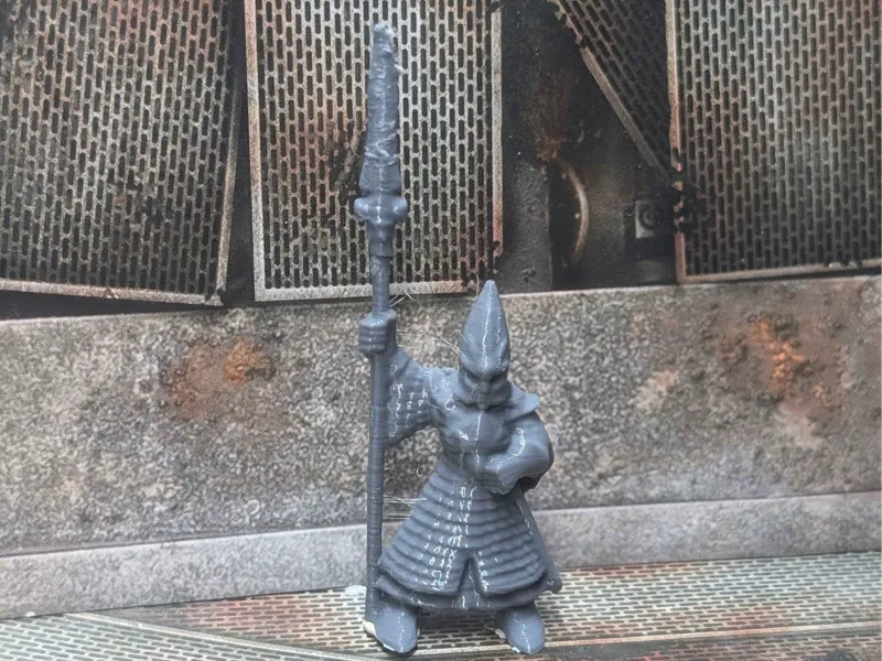 Knife Eared Performative Male with Spear