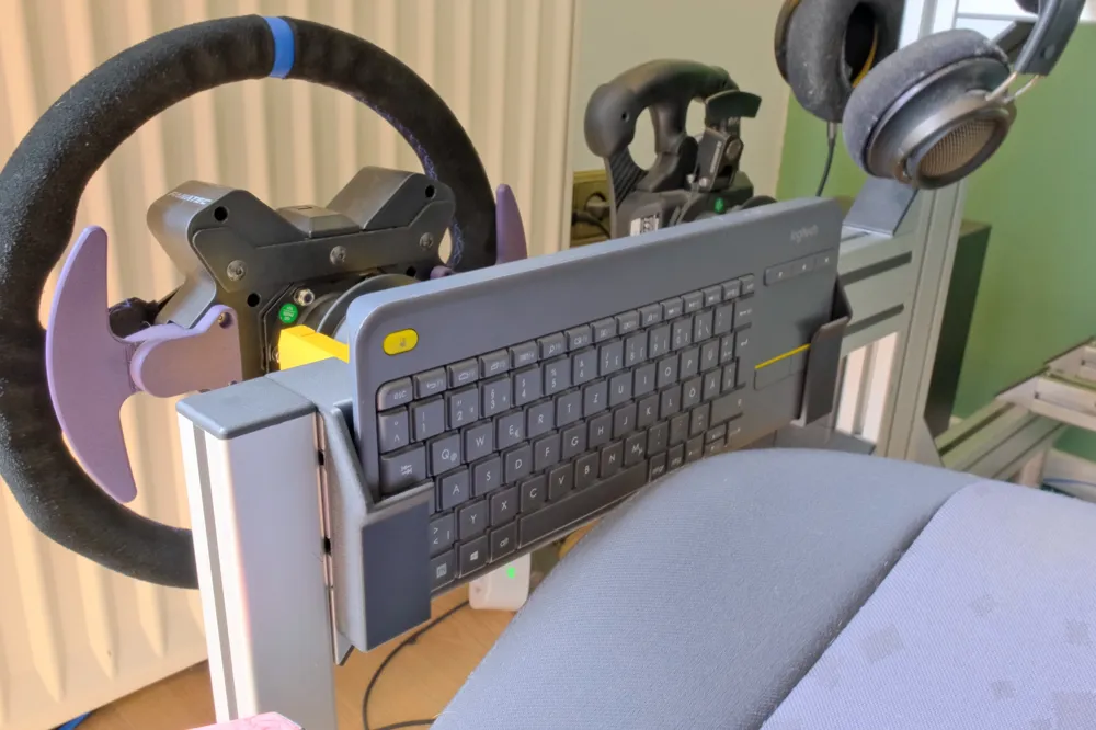 Simracing 4040 4080 Extrusion Rig Keyboard Holder by Sassman MakerWorld ...