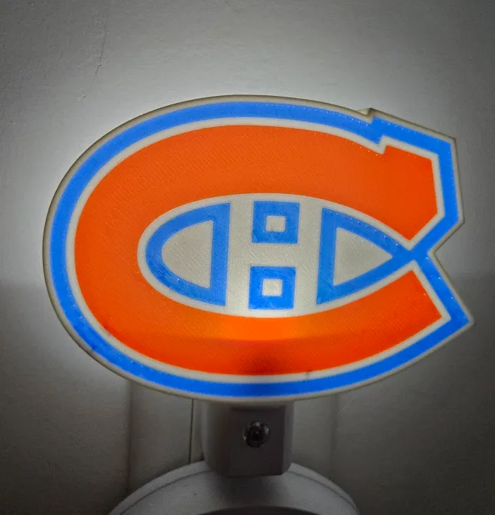 Montreal Canadians Night light