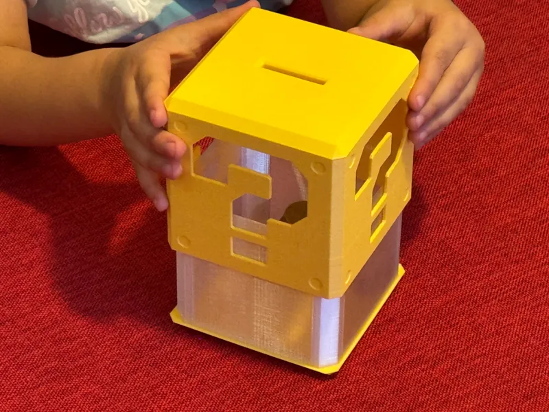 Interactive Question Block Savings Toy Piggybank