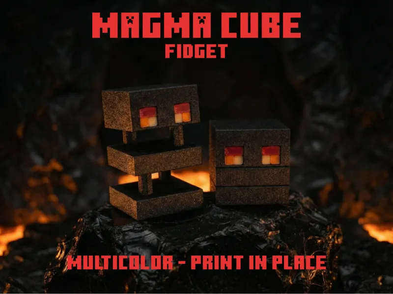 Multicolor Magma Cube Fidget