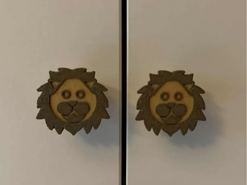 Poignée Lion garde robe Ikea Smagora