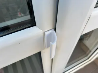 Balcony door handle - renter friendly