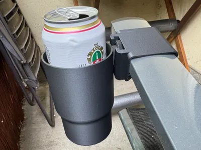 Garden Chair Pot and Glass Holder
