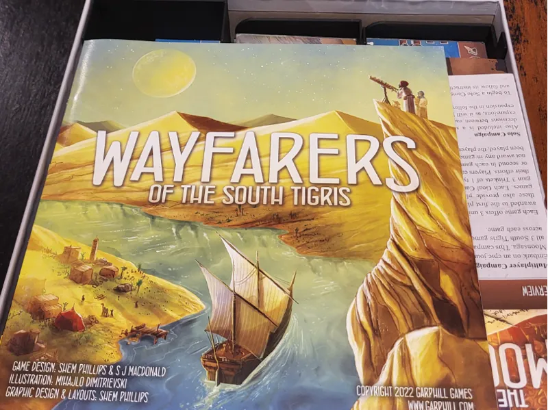 Wayfarers of the South Tigris + expansions, Inlay