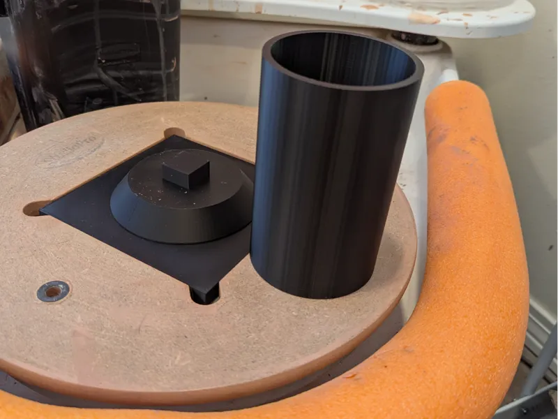 Cylinder for bat system base