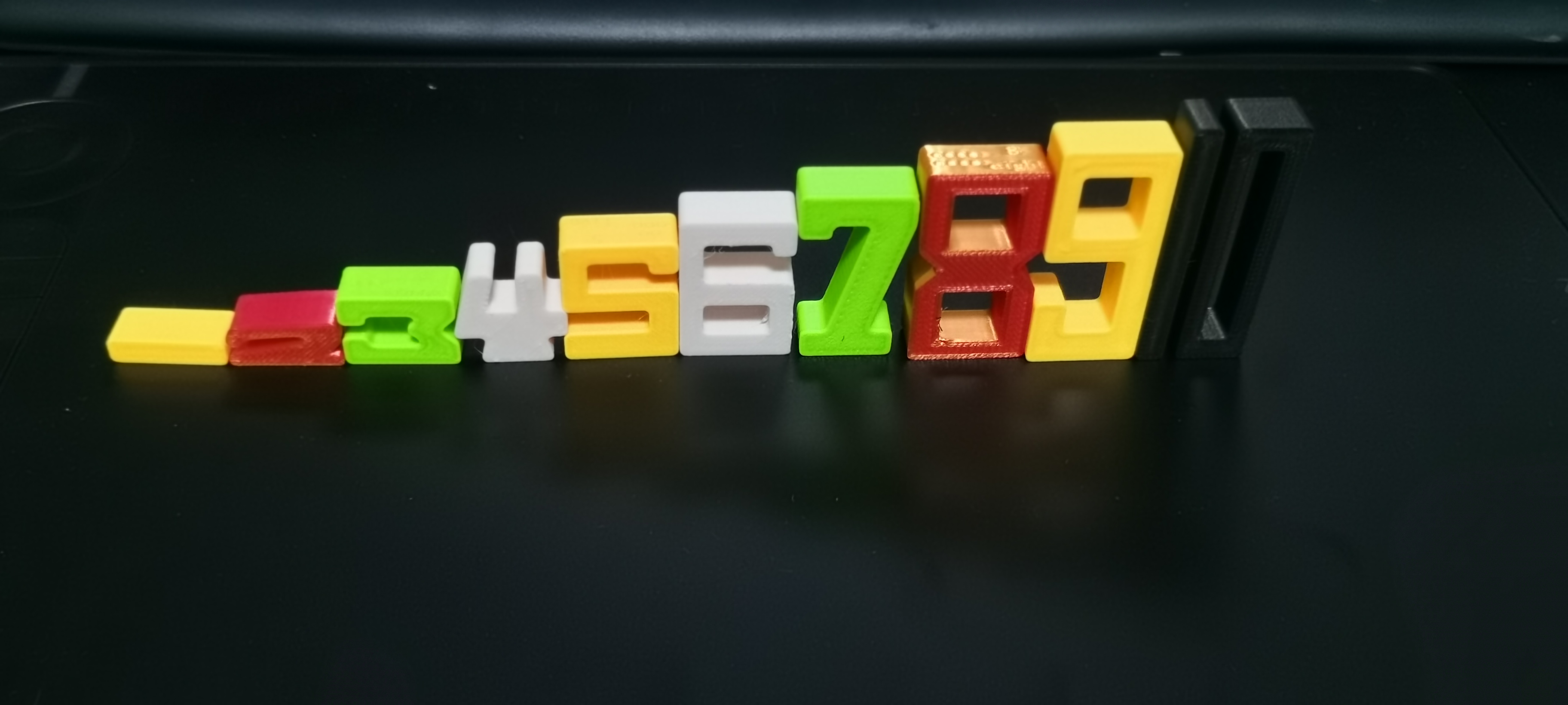Miniatura 2 do modelo 3D 儿童数字认知积木  数学亲子逻辑益智早教玩具