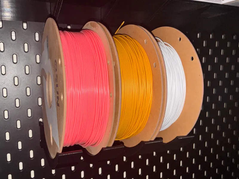 Ikea Skadis filament spool holder