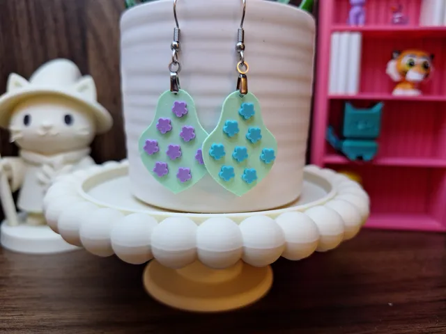 Flower Dangle Earrings