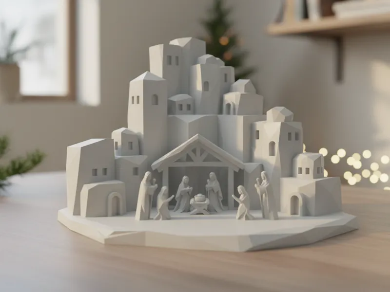 Bethlehem Village Nativity Scene