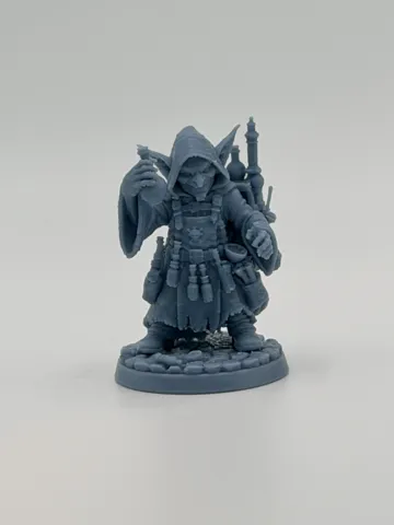 Figura decorativa: Goblin Alchemist – Fantasy Miniature — vista de referencia 2