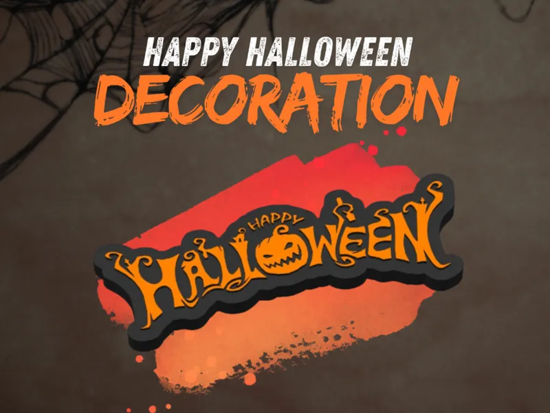 Happy Halloween Decoration