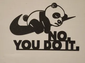 Panda wall art