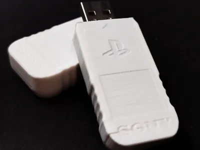 PlayStation Memory Card USB Stick Case