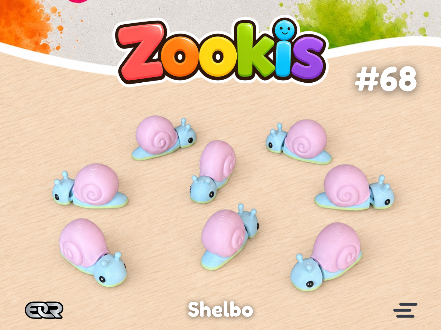 Zookis -Shelbo (snail) #68 3D model