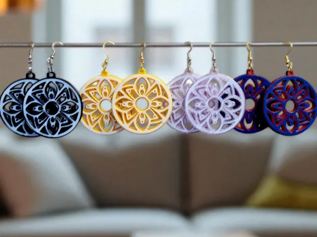 Chic Boho Earrings and Pendant