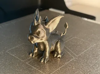 Miniature Small Dragon: Fast Print, Detailed, Cute