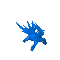 Dialga Pokémon low poly — photo 2