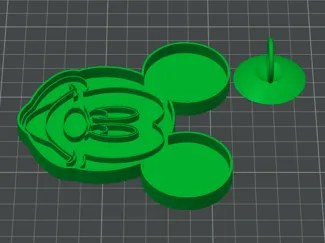 Mickey Mouse Cookie Mold - Stampo Topolino