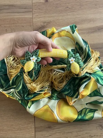 Modelo para impresión 3D: asa limones para bolso diy — vista de referencia 2