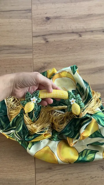 Modelo para impresión 3D: asa limones para bolso diy — vista de referencia 4