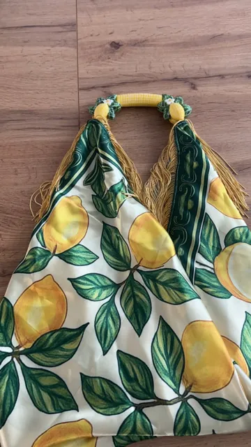 Modelo para impresión 3D: asa limones para bolso diy — vista de referencia 3
