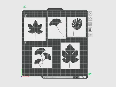 Plants Stencil