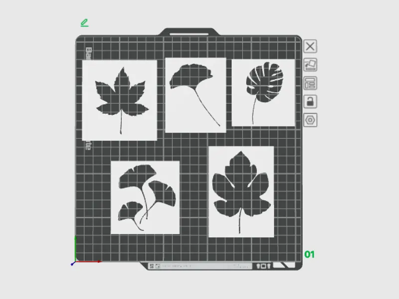Plants Stencil