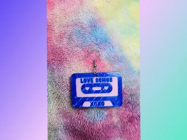 Love Songs Cassette Tape Earrings