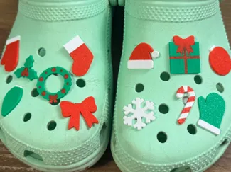 12 Holiday Shoe Charms: Winter / Christmas - Vol 1