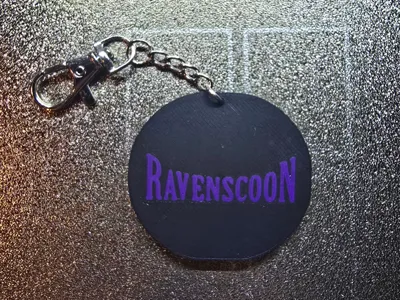 Ravenscoon keychain