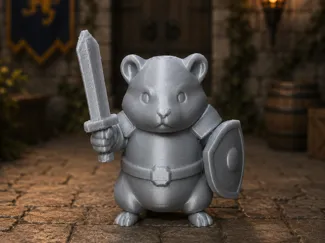 Fighting hamster