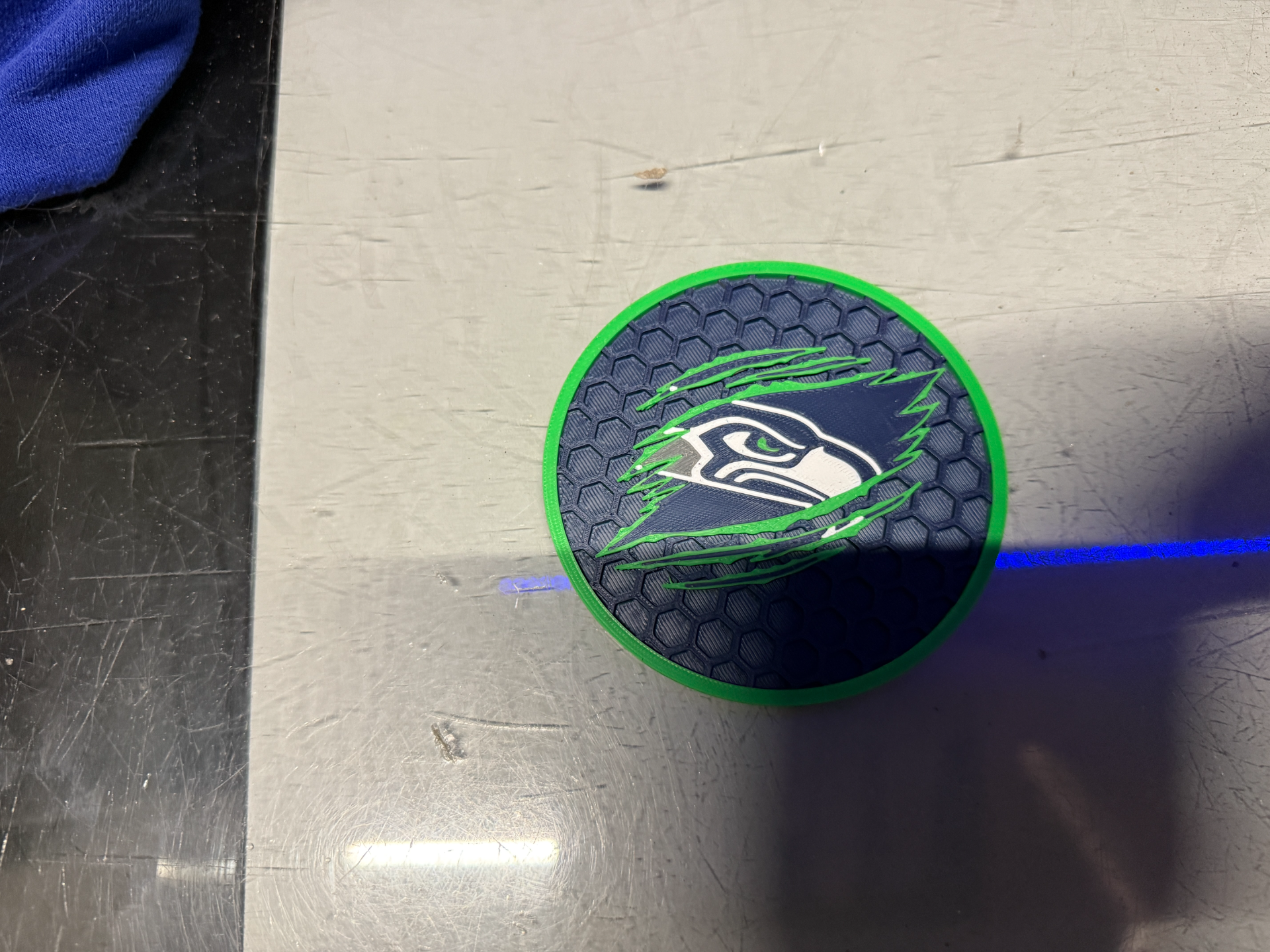 Seattle Seahawks style 2 Honeycomb Coaster