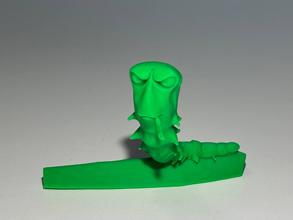 Worm with a cigarette meme