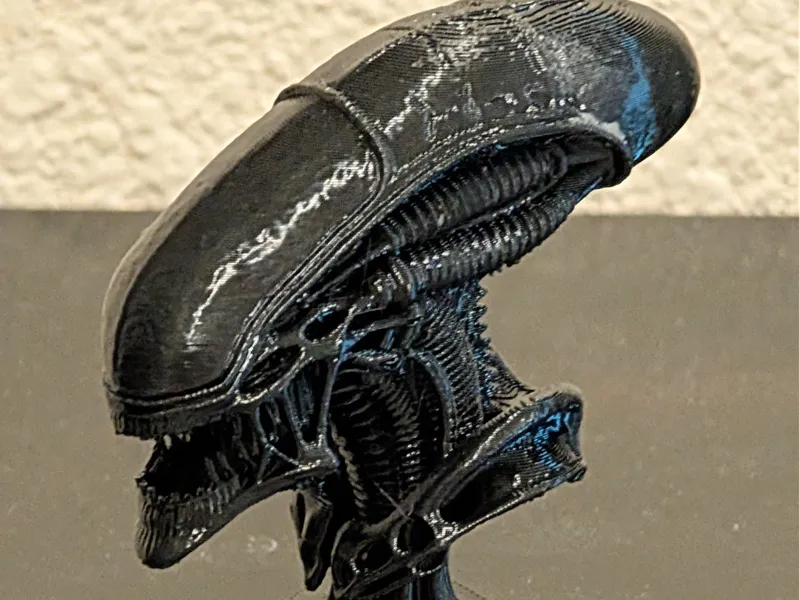 Alien statue