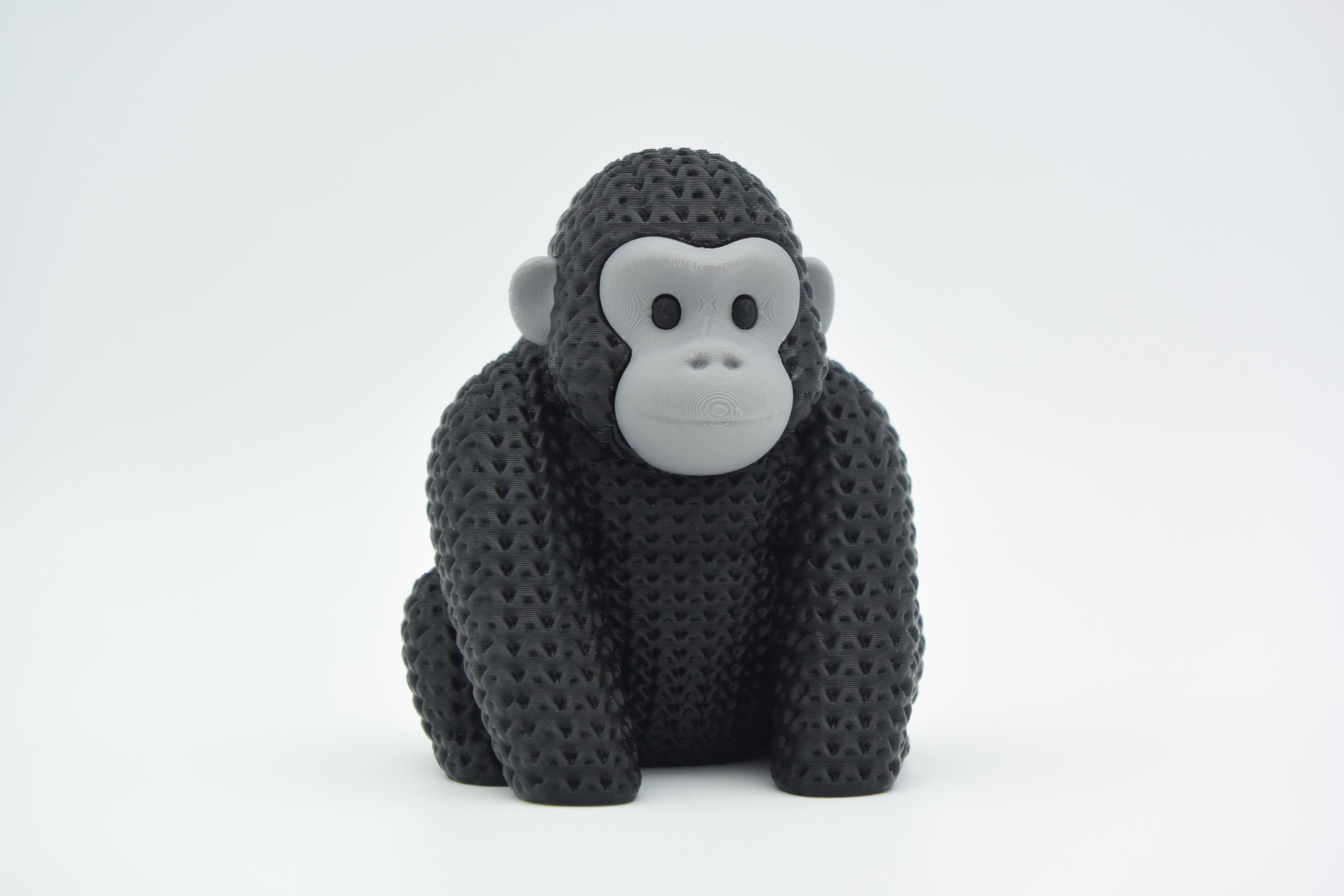 Miniatura 1 do modelo 3D Knitted Gorilla