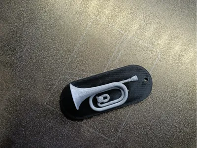 Bugle keychain