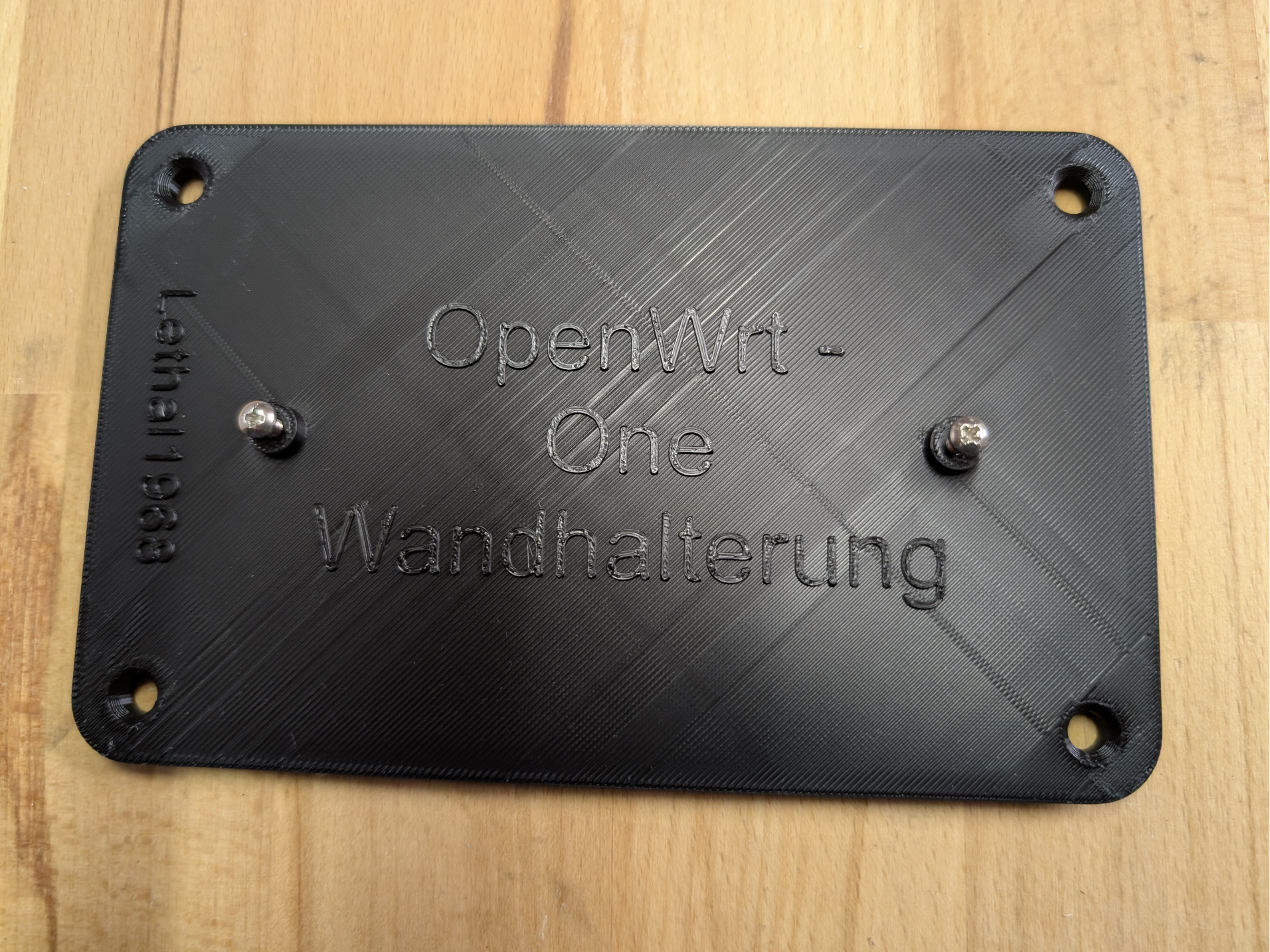 OpenWrt One Wandhalterung 