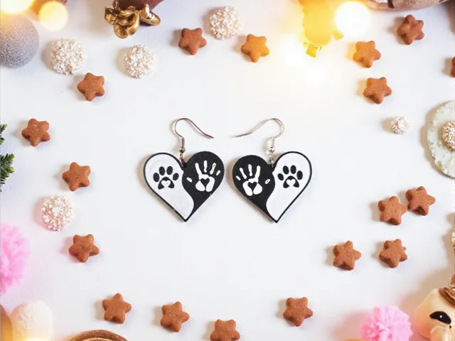 From heart to heart earrings