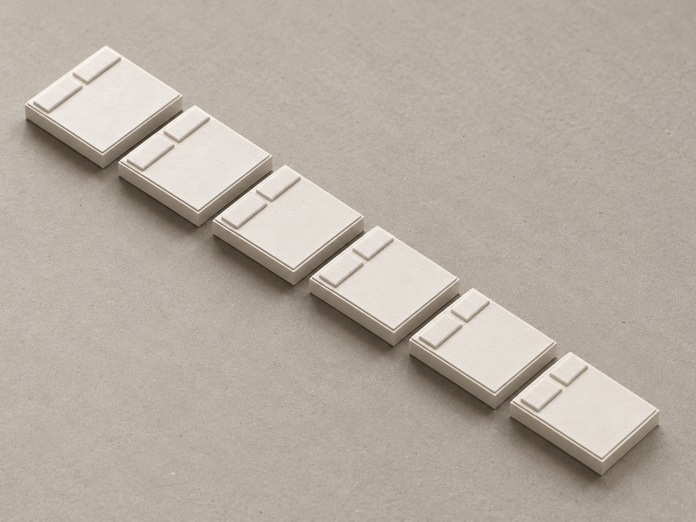 DOUBLE BED 01 scale 1:100 for architecture models 3D model