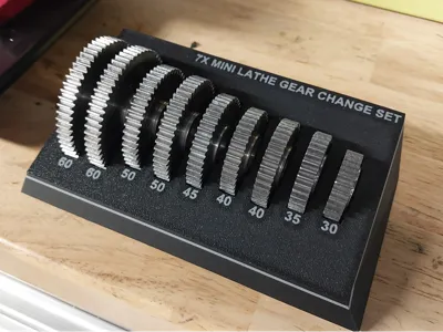 7X MINI LATHE GEAR CHANGE SET HOLDER 