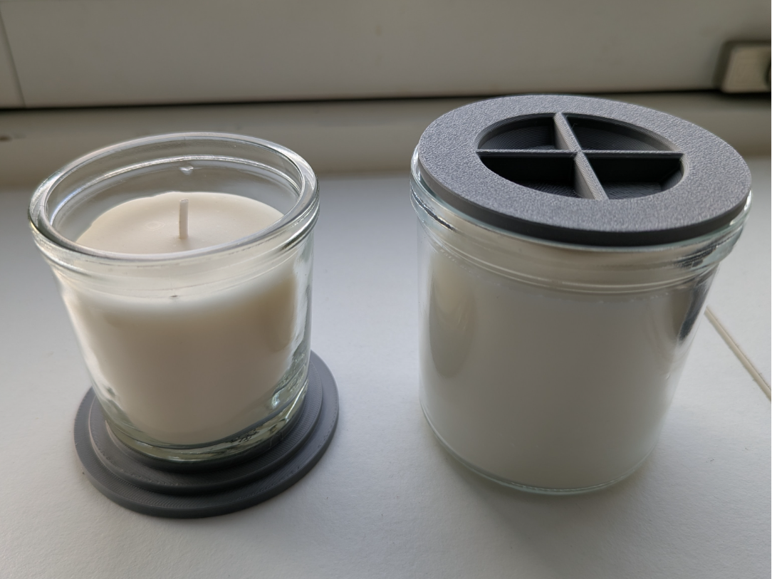 Lid for IKEA scented candle