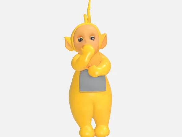 Adorable Yellow Cartoon Character 