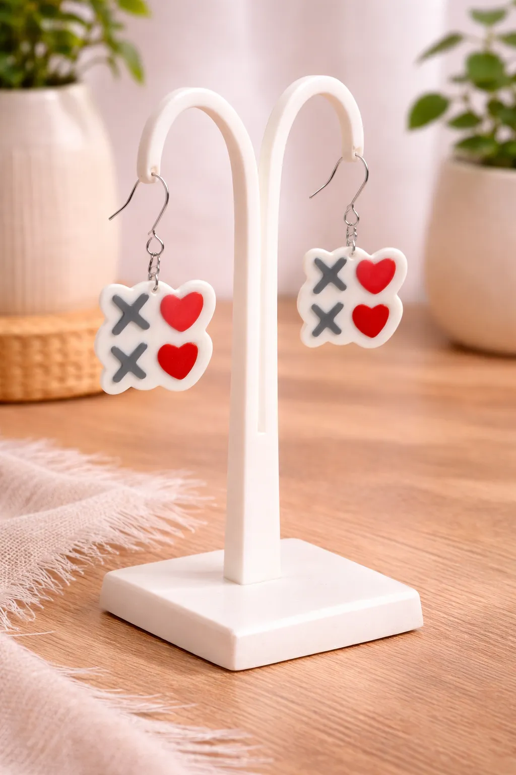Tic-Tac-Love Earrings view 3