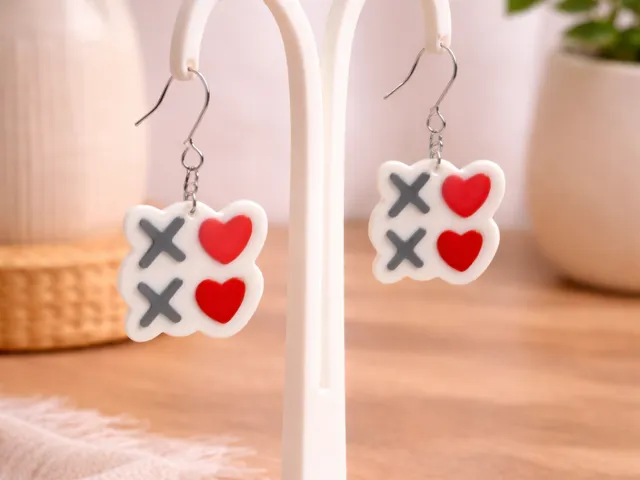 Tic-Tac-Love Earrings